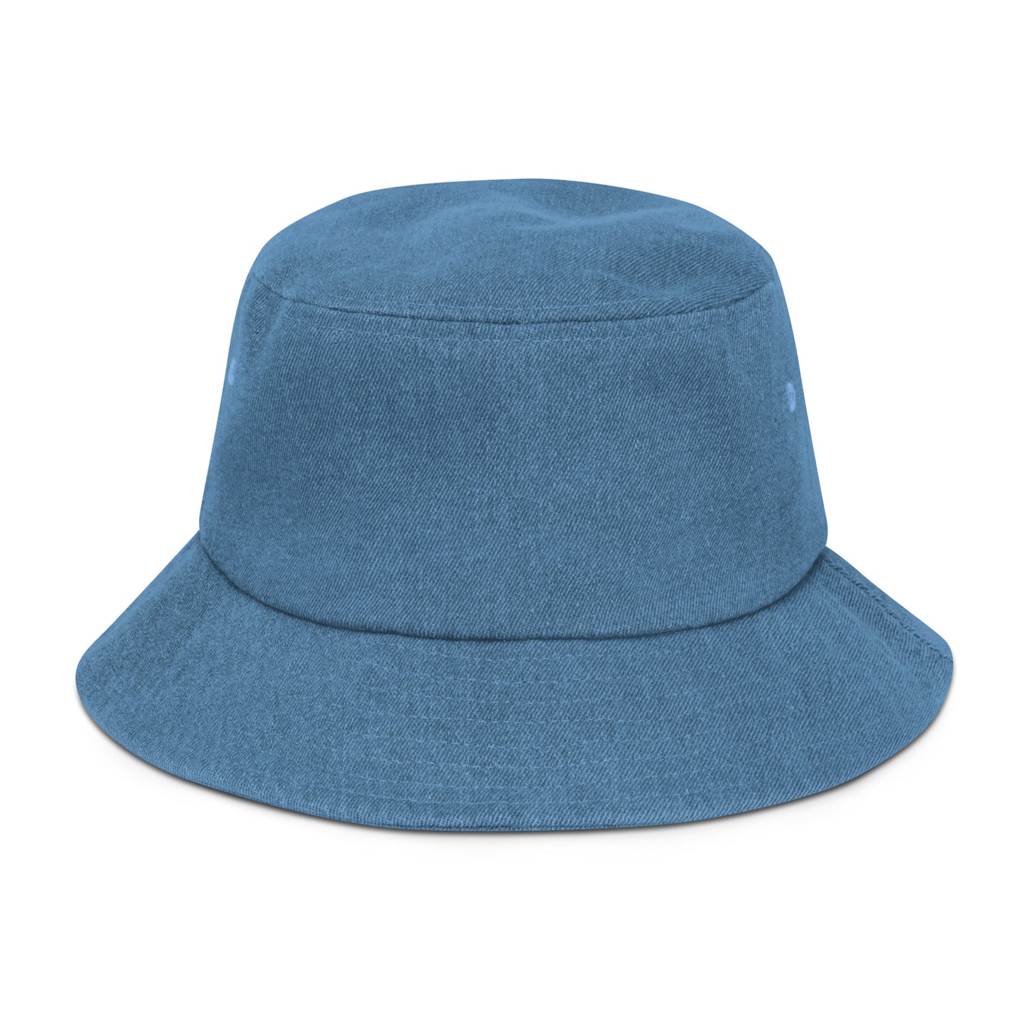 Embroidered denim bucket hat AI Bendito Records